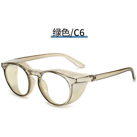 Verres , PC clair anti-rayures, anti-buée-vert transparent (1/4)