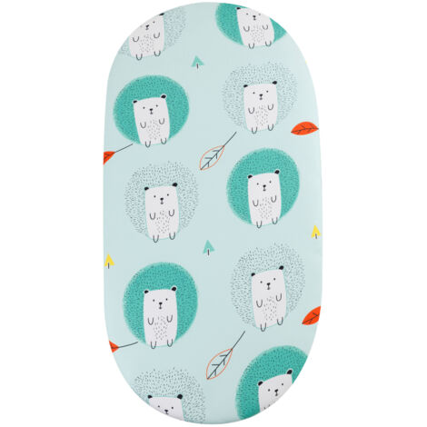 Drap-housse de dessin animé en coton polyester pour bébé Drap de lit pour berceau de bébé Housse de matelas de petite taille 82 41 8 Convient pour berceau, nacelle et berceau(ZLD) (1/5)