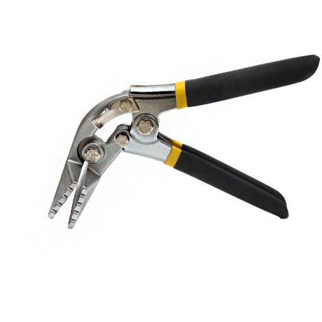 Pince pour plier la tôle à la main, pinces pour plier droit. Outil manuel pour pliage de tôles, pinces pour plier les tôles. Outil pour aplatir.（Coude 75 mm）
