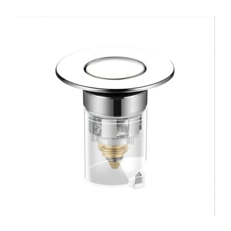 Bouchon de fuite anti-odeur rebondissant de piscine de lavabo accessoires d'égouttoir de bassin bouchon de fuite anti-odeur de type presse à noyau rebondissant (1/3)
