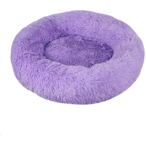 Lit pour Chat, Coussin Moelleux, Doux Lavable pour Chats Chiens (Violet, 80 cm), Ensoleillé (1/5)