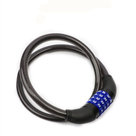 Cadenas à combinaison pour vélo Cadenas à quatre chiffres pour vélo (1/2)