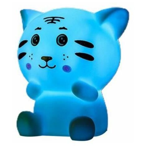 Cartoon Night Light Soft Light Soft Night Année Nouvel An Lovely style Bleu (1/4)