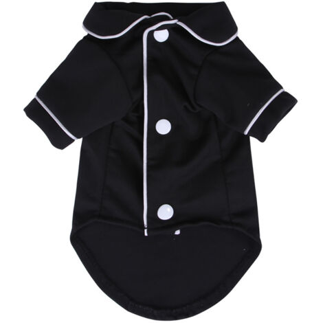 Chien Pet Pyjamas Accueil Teacup Chien Petit Chien Teddy Vêtements Chat Vêtements(noir s) (1/5)