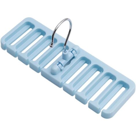 Cravate écharpe ceinture organisateur plastique lunettes de soleil support silencieux cintre crochet de rangement bleu, Ensoleillé (1/5)