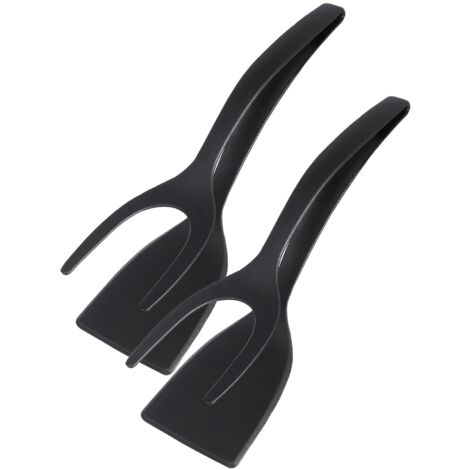 Spatule à œufs 2 en 1, pince à omelette, spatule à œufs, outils de cuisine à domicile (1/5)