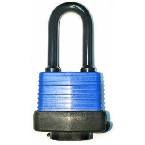 Padlock timbres de longue durée de la manille Touche identique aux cadenas bleue Heavy Duty Idéal pour la maison, hangar de jardin, extérieur, garage, verrouillage de sécurité de la porte de 2 (1/5)