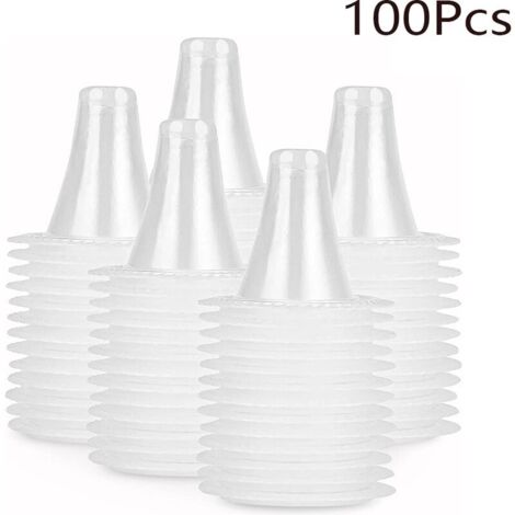 Thermomètre auriculaire, capuchons de protection remplaçables, couvercles de remplacement pour thermomètre numérique 100 pièces (1/5)