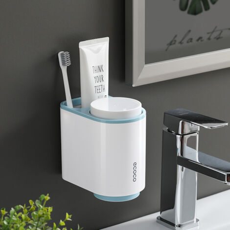 boîte de rangement pour étagère de salle de bain(bleu) (1/5)