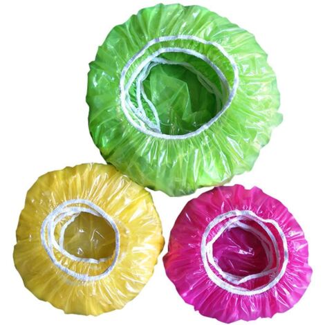 90 Pièces Couvre plat elastique réutisable Sacs de Conservation Frais Couvercles de Couvertures Amentaires élastiques pour Conservation de fraîcheur Légumes ou pour maison (1/5)