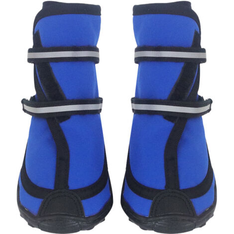 Bottes de sport pour chiens (bleu 10.6x7.2 cm) (1/5)