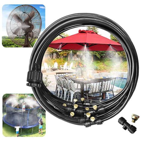 Ligne de brumisation extérieure de système de brumisateur de 49,2 pieds pour le jardin de ventilateur de patio (1/5)