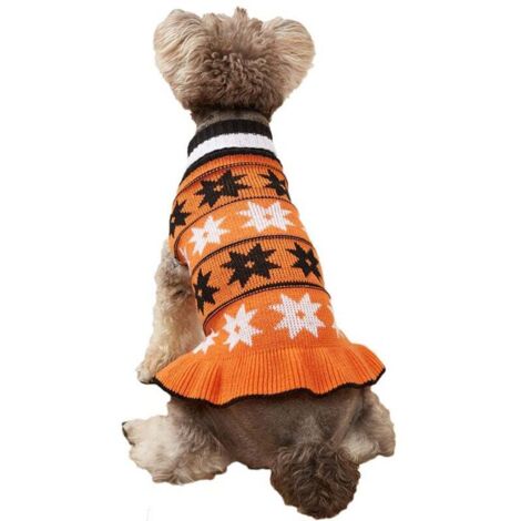 Vêtements chauds pour animaux de compagnie, pull pour petit chien, vêtements d'halloween pour animaux de compagnie(XL) (1/5)
