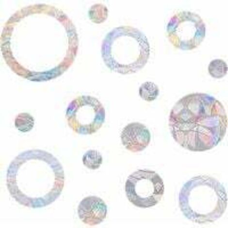 24pcs Autocollants de Fenêtre Anti-Collision Translucides Stickers Anti Collision Oiseaux Statique Stickers Vitres Fenetres Oiseaux Autocollants d'Alerte Anti-Collision pour Fenêtre et Porte en Verre (1/5)