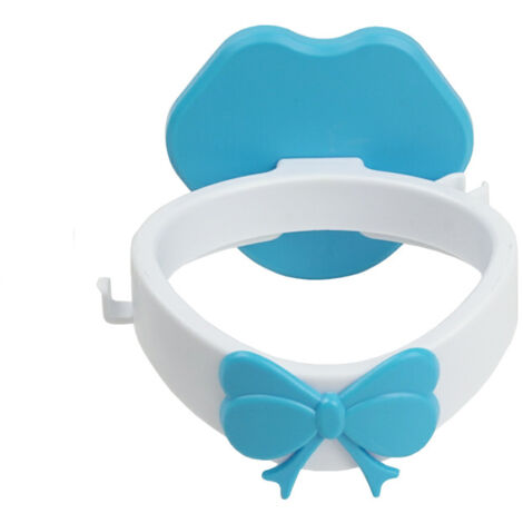 Support de rangement pour sèche-cheveux, support de rangement pour sèche-cheveux, poinçonnage gratuit, salle de bain à domicile, support de rangement pour salle de bain(bleu 1) (1/5)