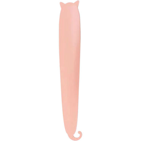 Peigne pour Chat, Peigne pour Animaux de Compagnie, Peigne de Massage pour Animaux ,Brosse de Massage pour Chat Lavable Sûr Durable Forme de la Langue Plastique,Starlight(rose) (1/5)