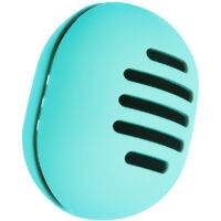 Boîte de rangement en plastique pour houppettes de poudre, éponge de maquillage, éponge de maquillage, éponge de maquillage, support de houppette(vert)
