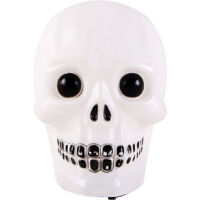 Halloween Skull Lights 4 Couleurs Clignotant Fantôme Squelette Lumières Alimenté Par Batterie Spooky Skull Light Lumières Décoratives Pour Halloween Party Bar, Multicolore