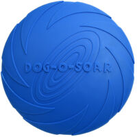plat chien frisbee(bleu)