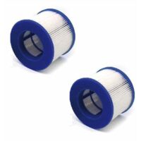 Lot de 2 filtres de piscine pour Bestway VI compatibles avec les filtres Lay-Z-Spa Miami, Ensoleillé
