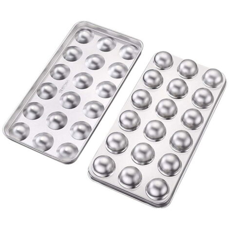 Bac à Glaçons en Acier Inoxydable avec Couvercle Amovible 20.6 x 10.5 cm pour Cocktails et Boissons (1/5)