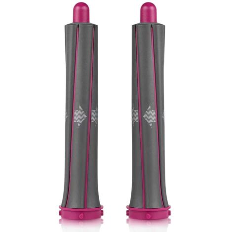 Accessoires pour Fer à Boucler, Lot de 2 Rouleaux 30 mm Violet Rouge Version Longue pour Boucles Durables et Volume (1/5)