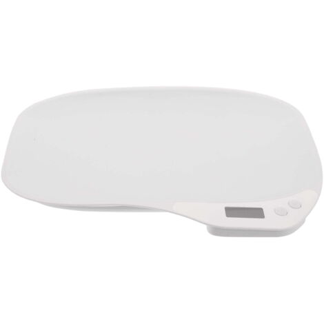 Balance Électronique pour Animaux, Pèse-Pet Digital pour Chat, Chien et Cuisine, Blanc (1/5)