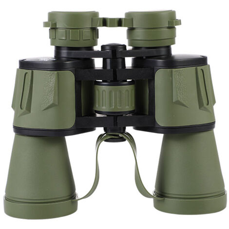 Jumelles professionnelles 20×50 pour adultes, jumelles longue portée finition verte