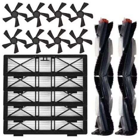 Kit de Rechange Compatible Neato Botvac D75 D80 D85 D3 D4 D5 D6 D7, avec Brosse Principale, Brosse Latérale et Filtre (1/5)