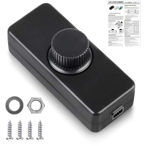 Variateur rotatif à coupure descendante SCR avec bouton de commande (1/5)