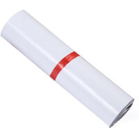 Enveloppes d'expédition en plastique blanc opaque, 100 pièces par paquet, pour l'emballage, les colis, les vêtements, les sacs postaux et les enveloppes d'envoi.