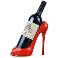 Porte-bouteilles/porte-chaussures à talons hauts - Décoration/ornement pour mariage/fête - Cadeau