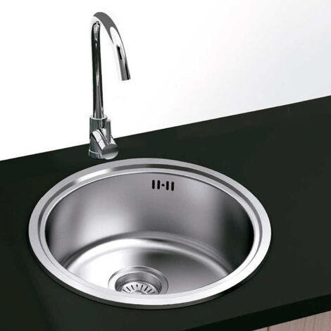 Fregadero Encastrar Redondo 45 Ø Oslo - 1 Seno - Acero Inox