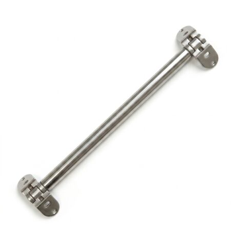 Bisagra Movi Corner tubular 90 cm para mueble rincón cocina  Bisagra rinconera doble puerta acero Inox Brillante