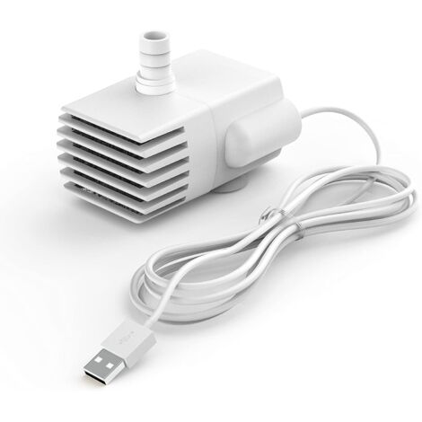 Pompe de Fontaine à Eau pour Chat, Pompe à Eau pour Capsule Fontaine à Eau Chat , Pompe à Eau Électrique USB Ultra Silencieuse (1/5)