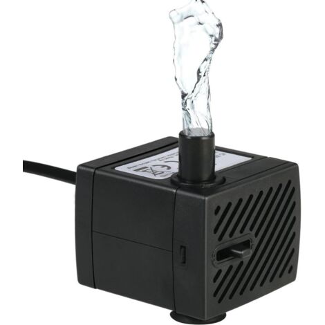 Mini Pompe à Eau Submersible 280L/H 5W, Pompe d'Aquarium, Statues, Hydroponique (1/5)