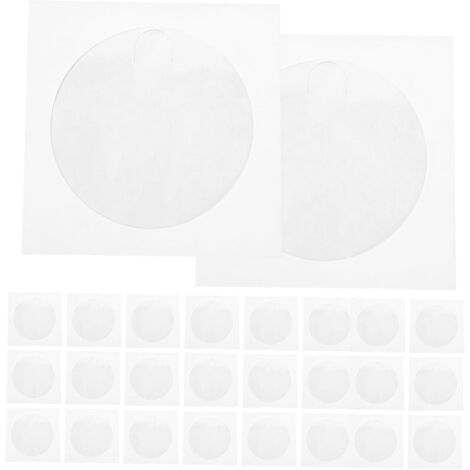 Lot de 100 enveloppes papier résistantes pour CD/DVD, anti-rayures et humidité, usage maison/bureau (1/5)