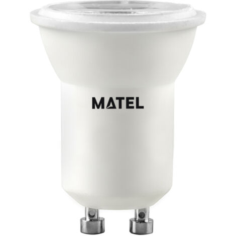Ampoule LED gu10 3w en matel dichroïque chaud (1/2)
