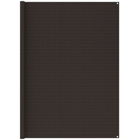 Tapis extérieur Tapis de tente Tapis de Camping 300x400 cm Marron 61925 (1/4)