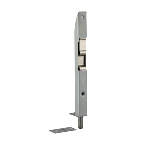 Verrou à onglet pour porte et fenêtre 160mm – Acier zingué – Pêne rond coulissant pour sécurité renforcée – Garantie 2 ans (1/2)