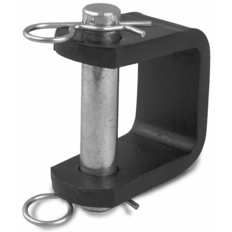 Lem Select – Chape d'attelage à souder 108 X 60 mm – Ouverture 55 mm – Profondeur 60 mm – Goupilles de sécurité – Pour chantiers humides (1/2)