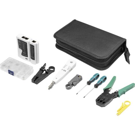 DN-94027 Set d'outils pour réseau Adapté pour (spécifications réseau (CAT)): CAT 5e, CAT 6, CAT 7 Y226853 (1/5)