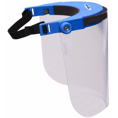 Visière de protection réglable polycarbonate homologuée EN166 (à l'unité)