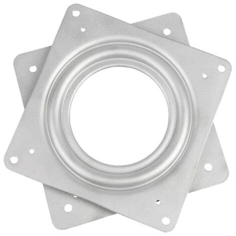 Itar – Tournette à billes 360° – Plateau pivotant 100 x 100 mm – Charge 130 kg – Acier zingué – Rotation fluide et précise
