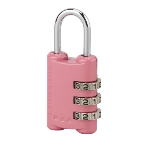 - Cadenas à combinaison Papeete, 3 chiffres, intérieur, anse acier, 25mm - (1/3)