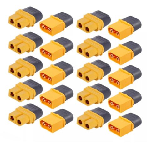 10 paires de connecteurs Xt60 Plug Male Female Set, Xt60h Housing Connector (1/4)