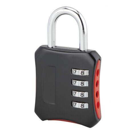 Cadenas à combinaison Baggy, 4 chiffres, intérieur, anse acier, 50mm - (1/3)