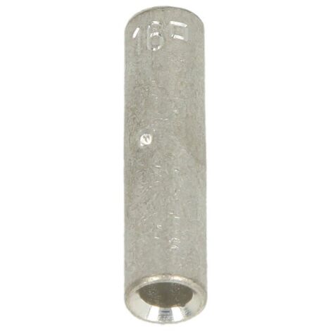 Le Sanitaire – Prolongateur à sertir étamé 16 mm² – Pour conducteurs multibrins – Empreinte centrale pour insertion précise – Matériau recuit pour pressage optimal (1/2)