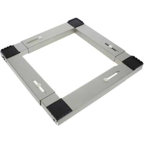 Home Equipement – Support mobile antivibration inox pour machine à laver et sèche-linge – Largeur 37-62 cm – Poids max 300 kg – Installation facile
