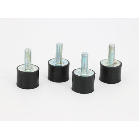Lot de 4 - Silent bloc - support Anti Vibration  Male x Femelle Ø25X20 M8X20 (1/3)